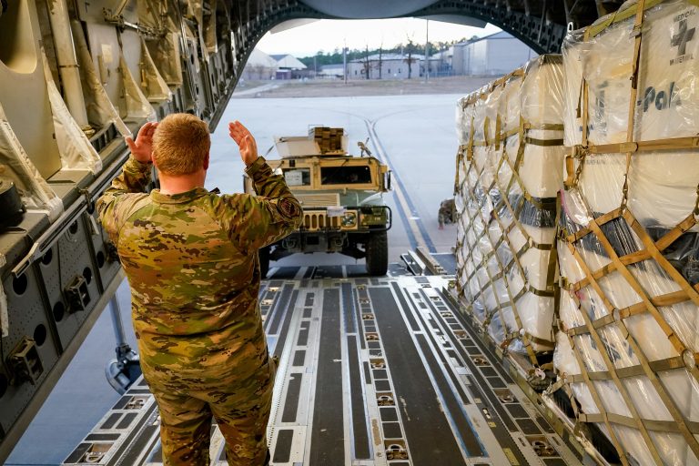 Troops on standby for deployment to Eastern Europe from Fort Bragg