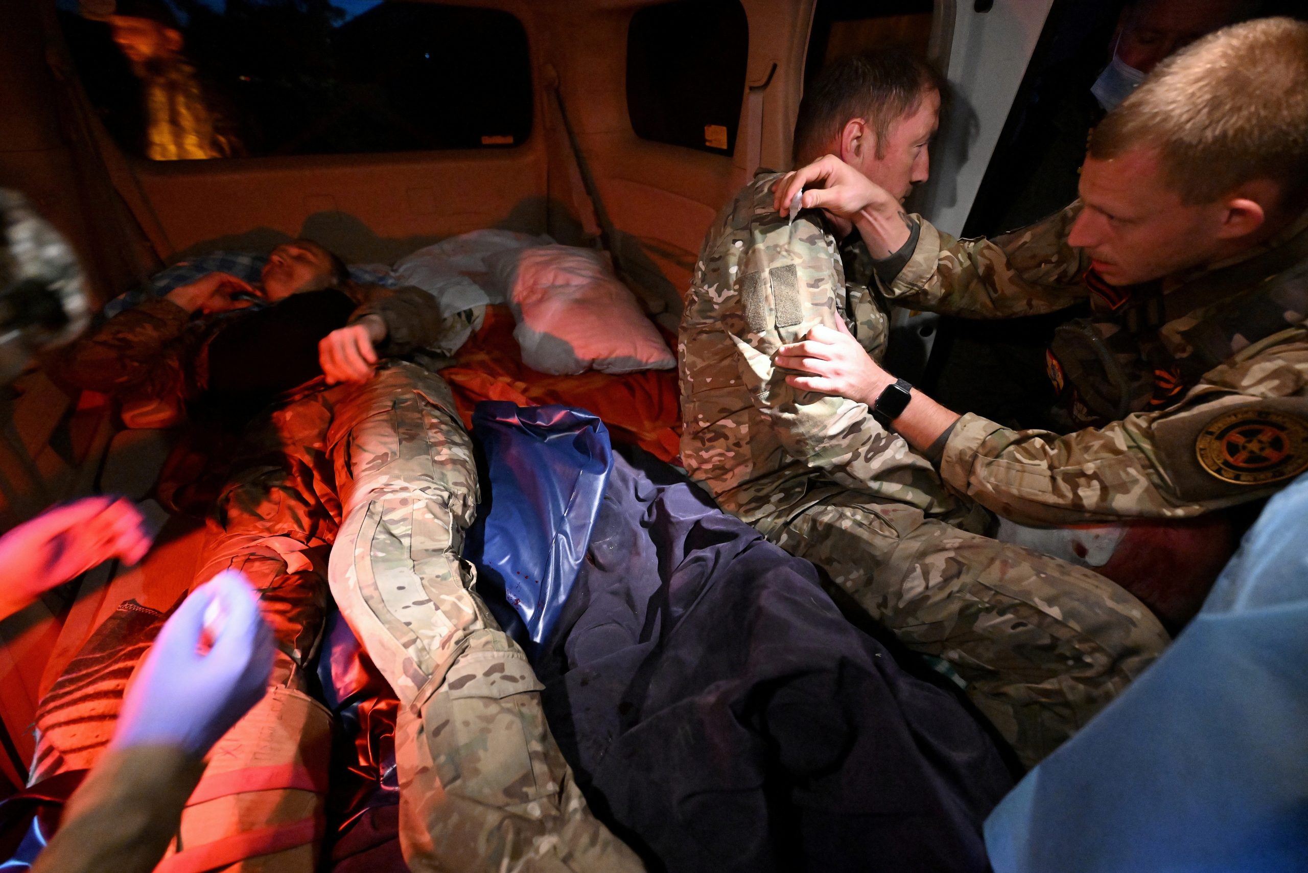 Mobile medical station operates in Russia's Kursk region
