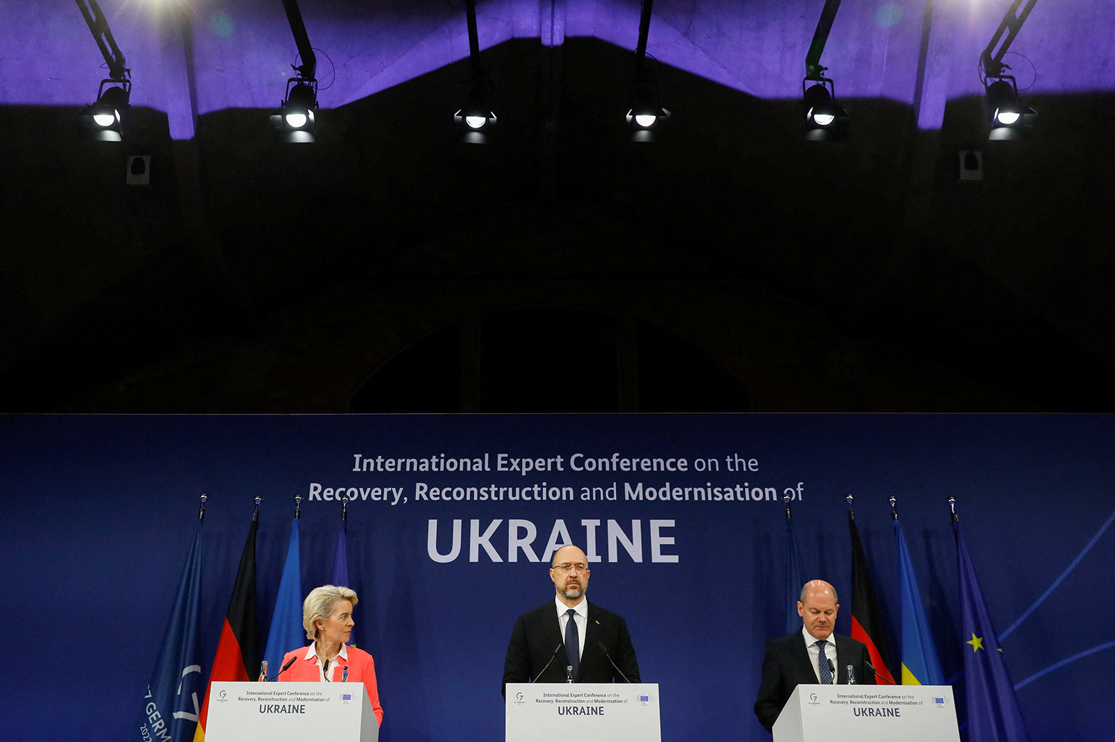 Post-war Ukraine reconstruction conference, in Berlin